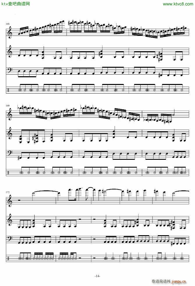 钢琴摇滚卡农_帕赫贝尔 Pachelbel14