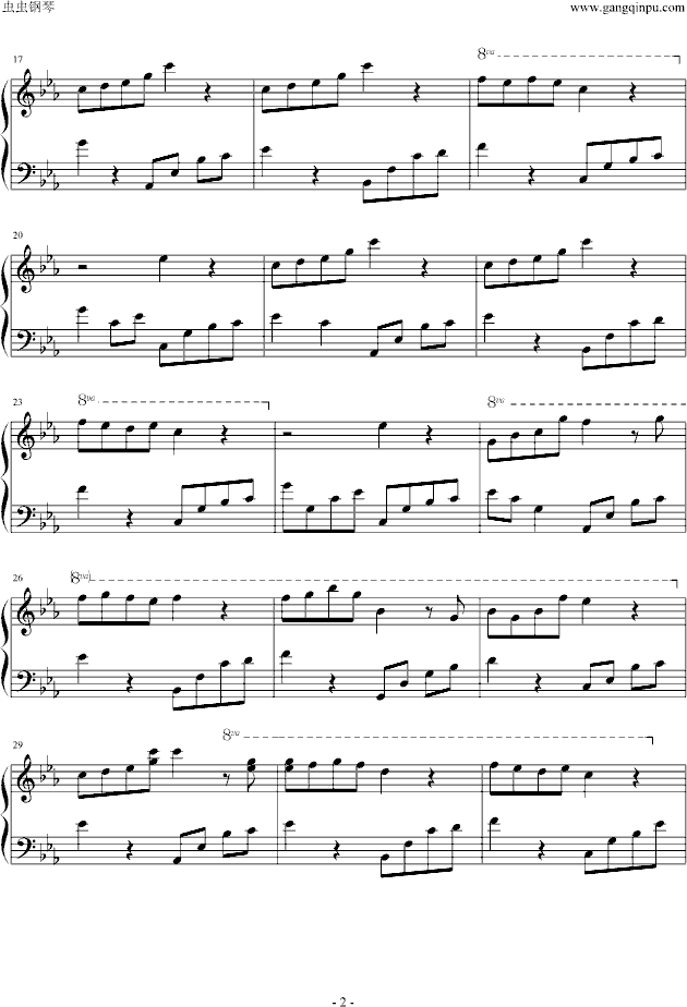 夜的钢琴曲(五)-钢琴谱(钢琴曲)-其它分类2