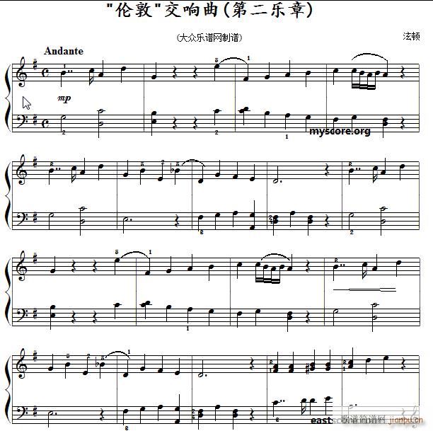 海顿 伦敦交响曲(名曲简易版)1