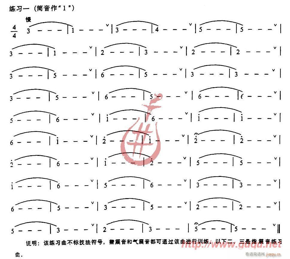 指震音与气震音练习1