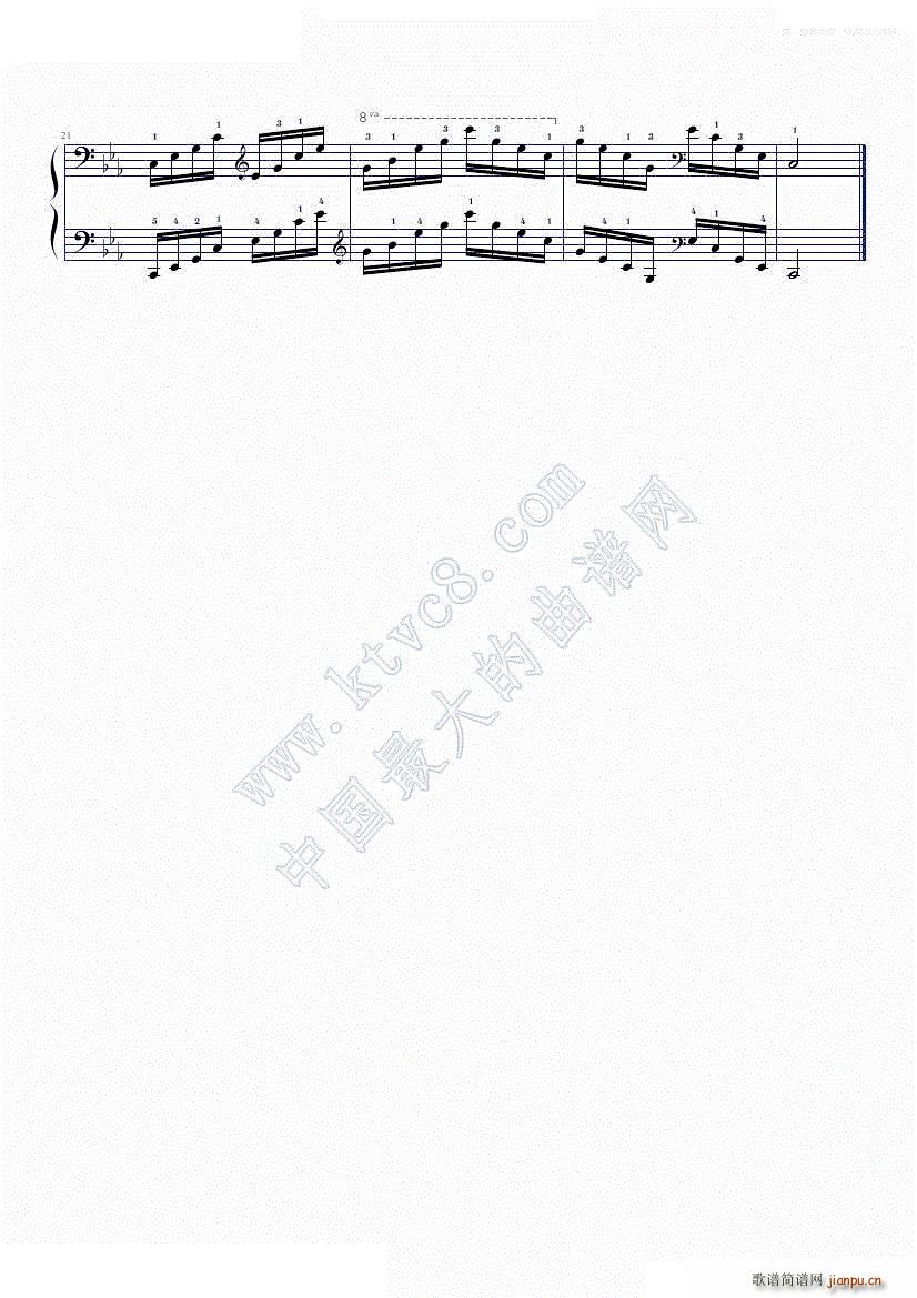 bE大调与c小调-中国音乐家协会钢琴考级 六级音阶（三）3