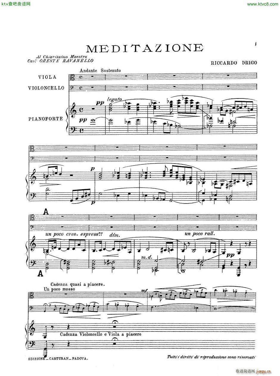 Drigo Meditation Viola Cello Piano12