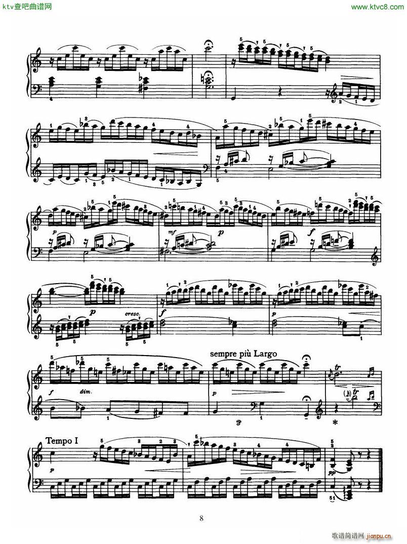 Haydn Piano Sonata No 39 In G8