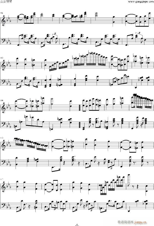 magic waltz原版琴谱（PDF）5
