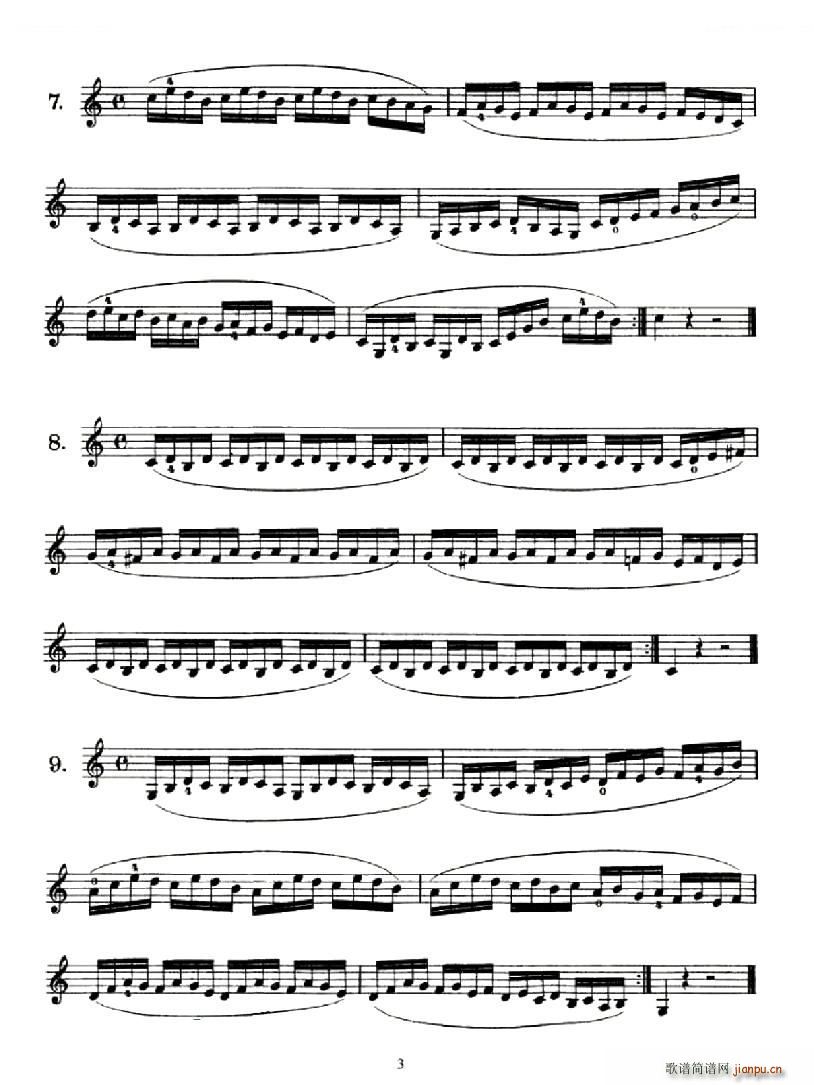 School of Mechanism Op 74（小提琴技巧 作品 74）3