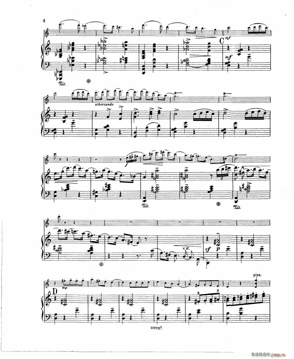 Bowen Humoresque for violin and piano6