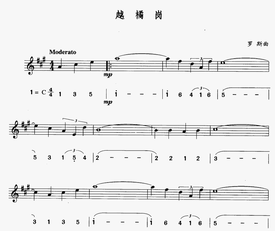 越橘岗(简线合谱)1