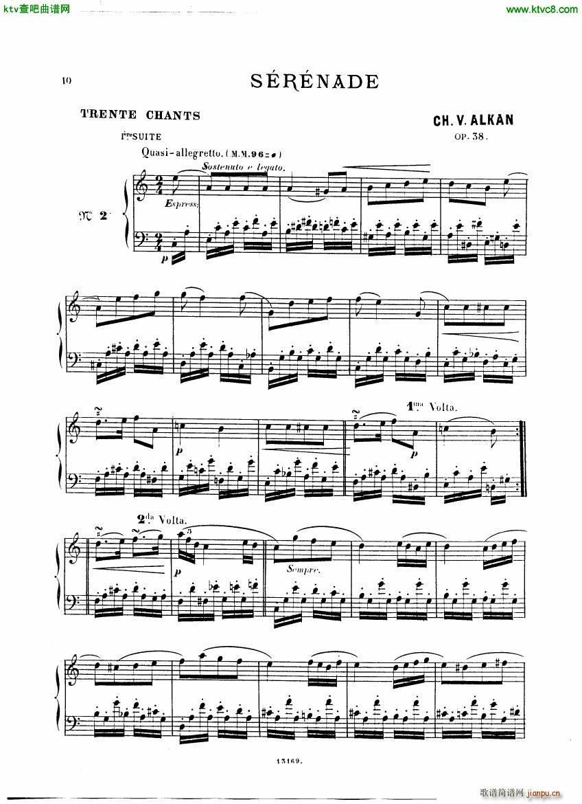 Alkan op 38 Trente Chants10