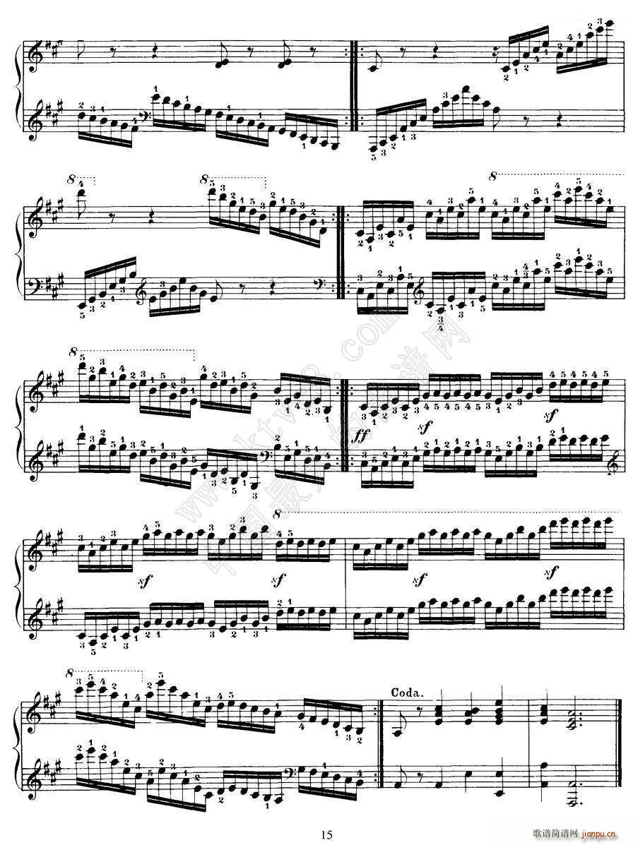 Czerny - 40 Daily Exerci Op 337（11―15）（40首日常训练曲）5