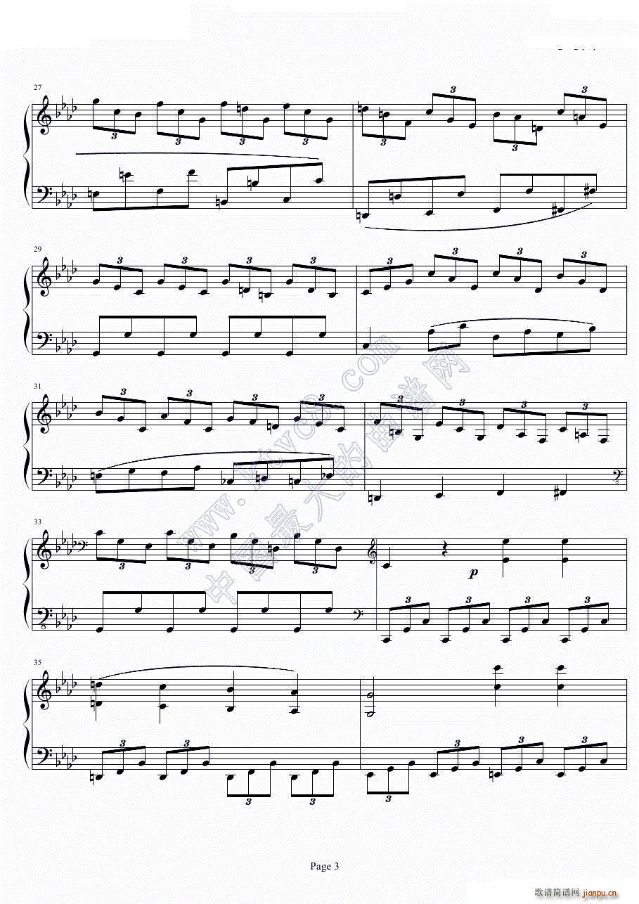 贝多芬第一钢琴奏鸣曲（作品2 第一号）3
