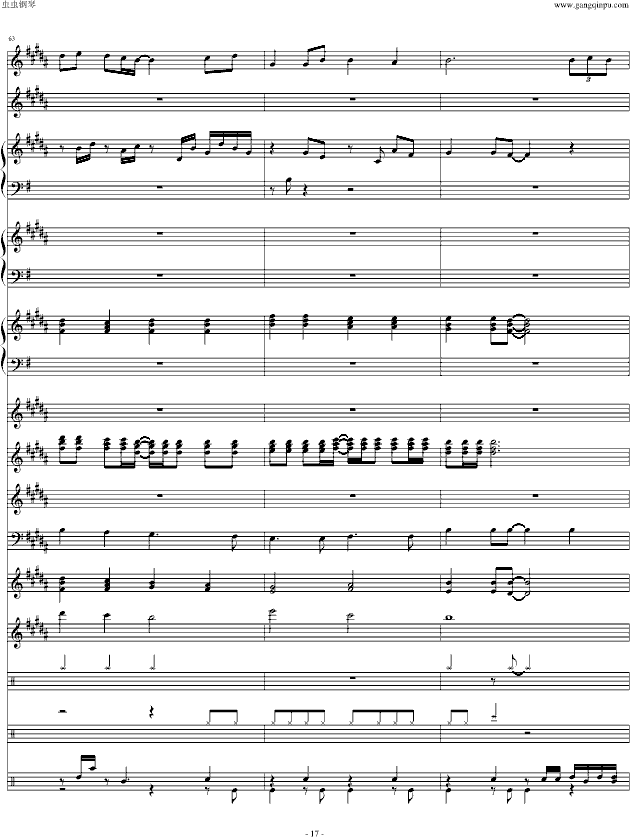 童话(音效经修改)-钢琴谱(钢琴曲)-swenl17