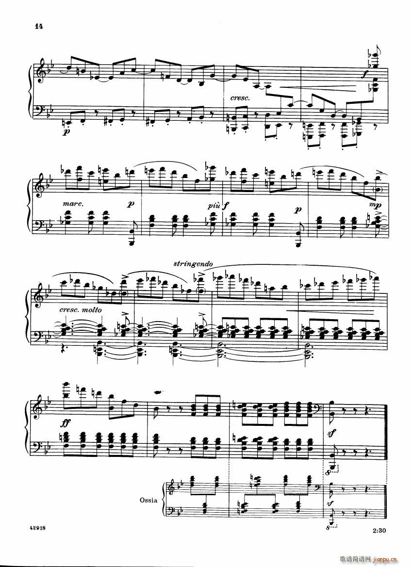 Barber op 28 Souvenirs piano solo14