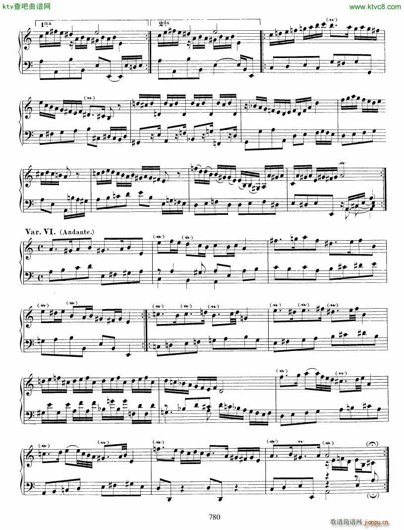 Bach JS BWV 989 Aria Variata4