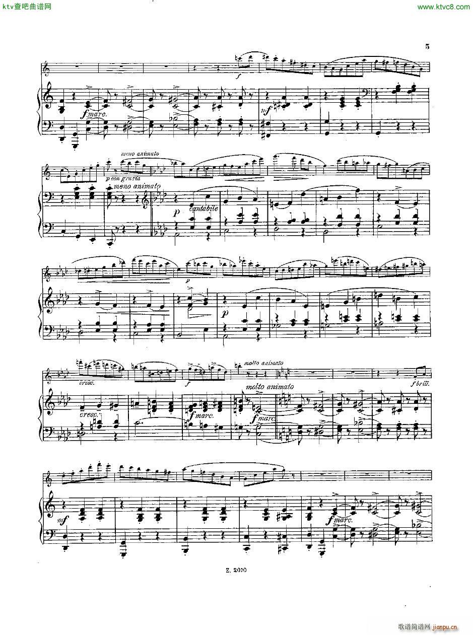Andersen op 55 Acht Vortragsstücke fl pno9