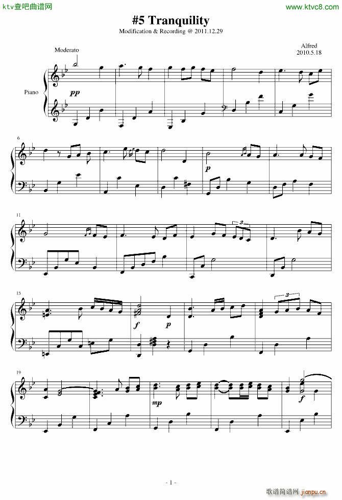 Tranquility 录制_AlfredAria1