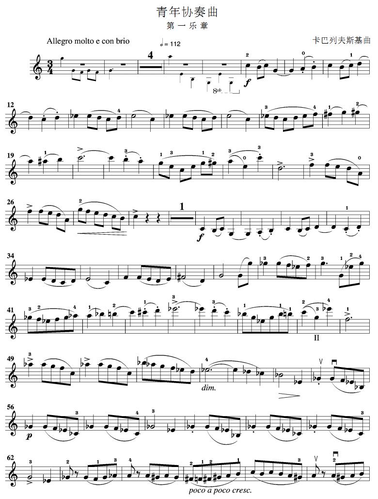 青年协奏曲1
