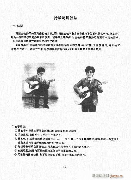 民谣吉他经典教程目录1-2020
