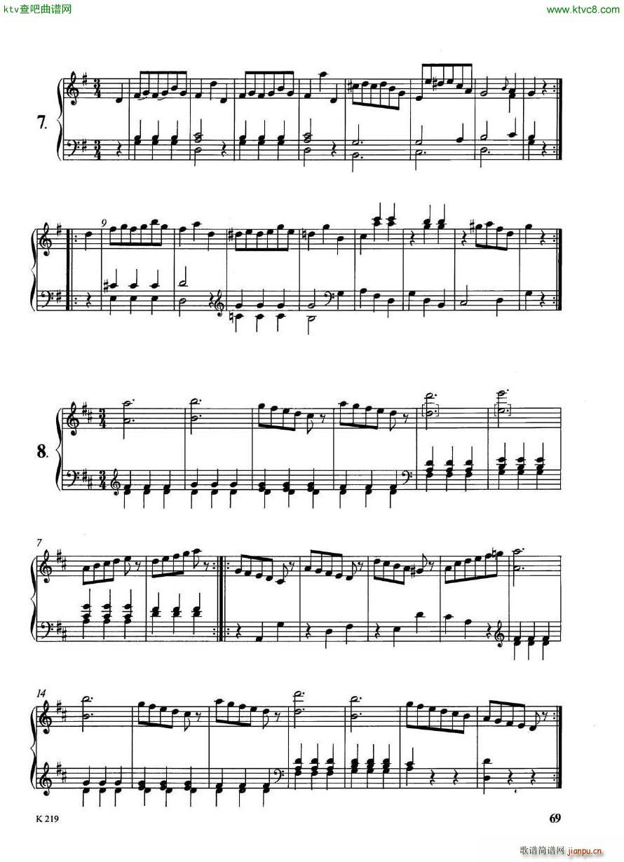 Haydn German Dances 12 pf4
