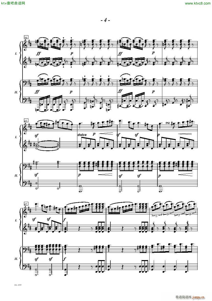 Diabelli Sonata Op33 For Two Pianos4