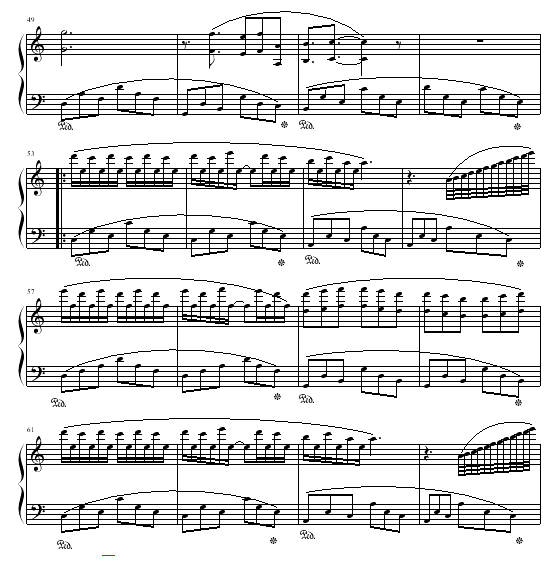 克劳汀幻想曲-钢琴谱(钢琴曲)-马克西姆4