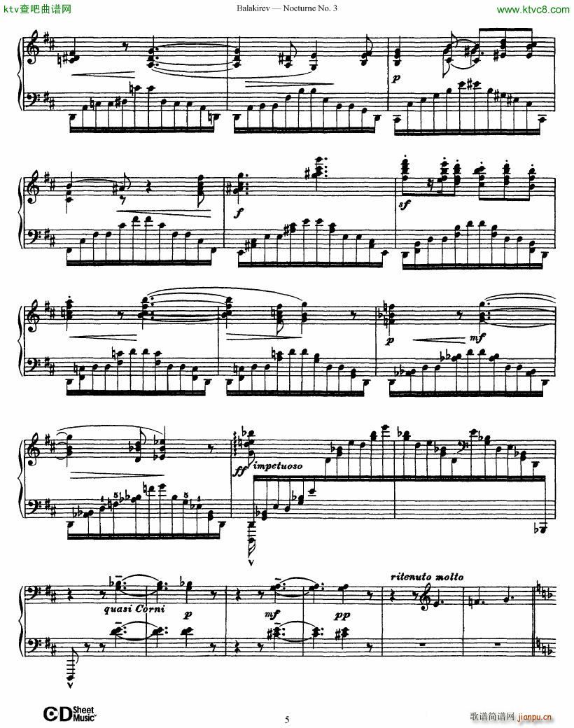 Balakirev Nocturne No 35