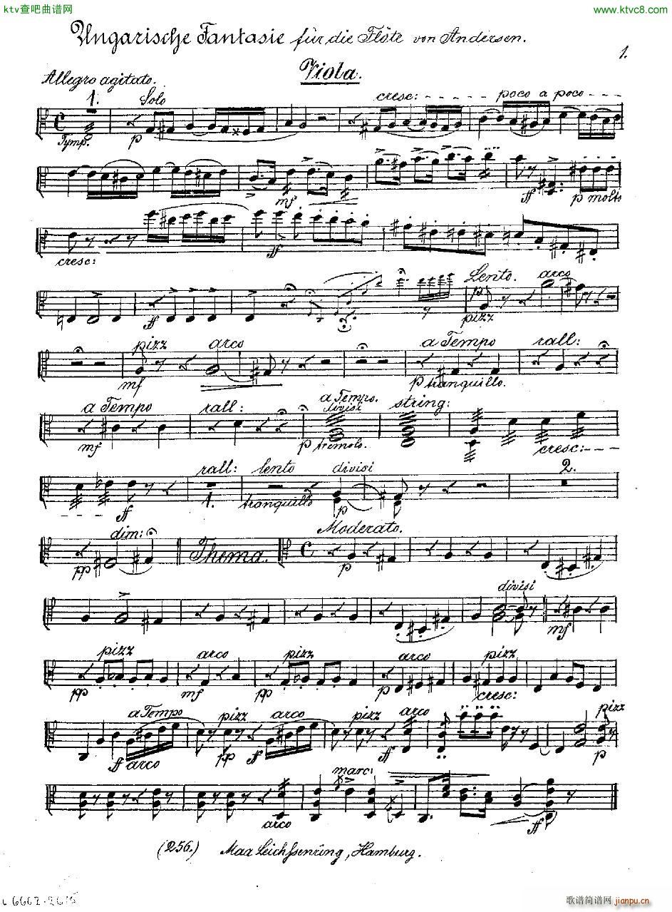 Andersen op 2 Ungarische Fantasie orch parts10