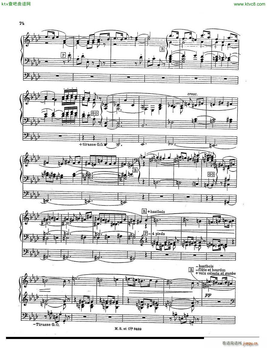 Emmanuel Maurice Andantino organ3