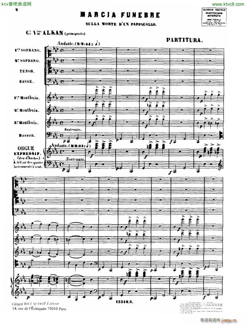 Alkan Marche Funebre sur la mort d un Papagallo2