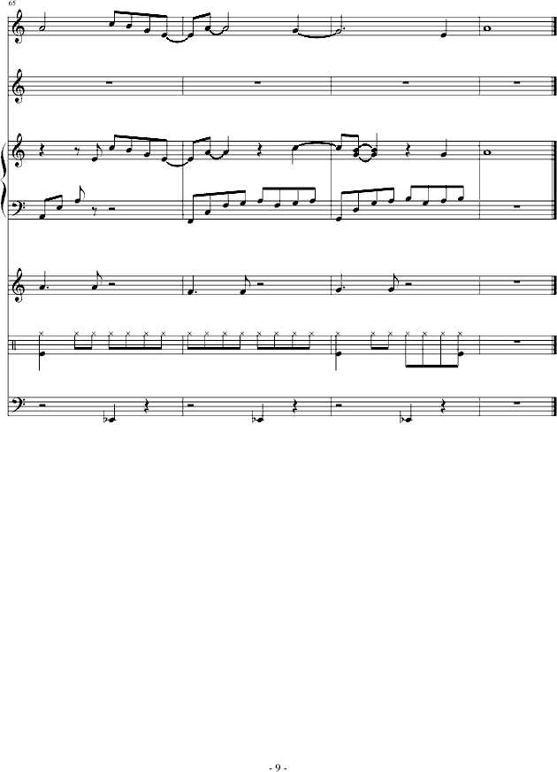 Farewell-钢琴谱(钢琴曲)-吴越9