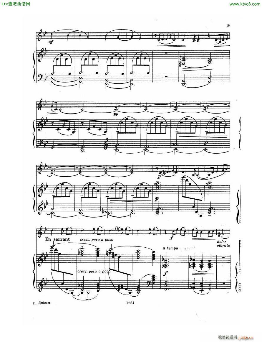 Debussy Violin Sonata Pn8