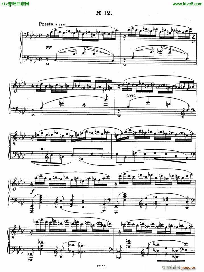 Gliere 25 Preludes op30 Book36