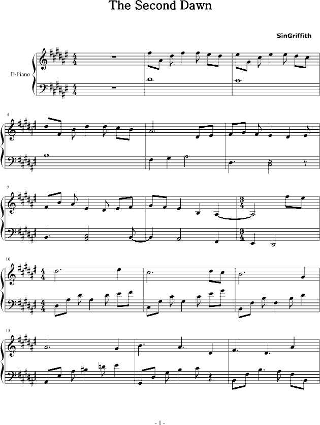 The Second Dawn_SinGriffith1