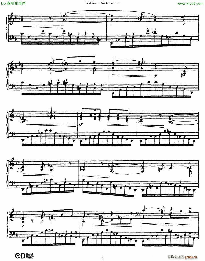 Balakirev Nocturne No 38