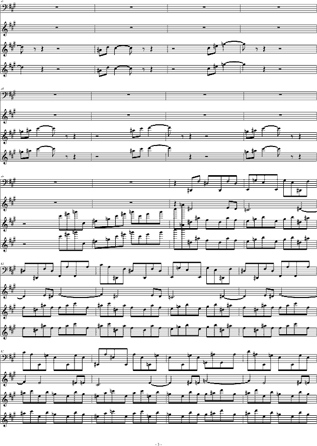 恐怖组曲之猛鬼街--弗莱迪-钢琴谱(钢琴曲)-ss669933003