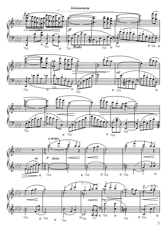 落叶的梦第二首-钢琴谱(钢琴曲)-苗波5