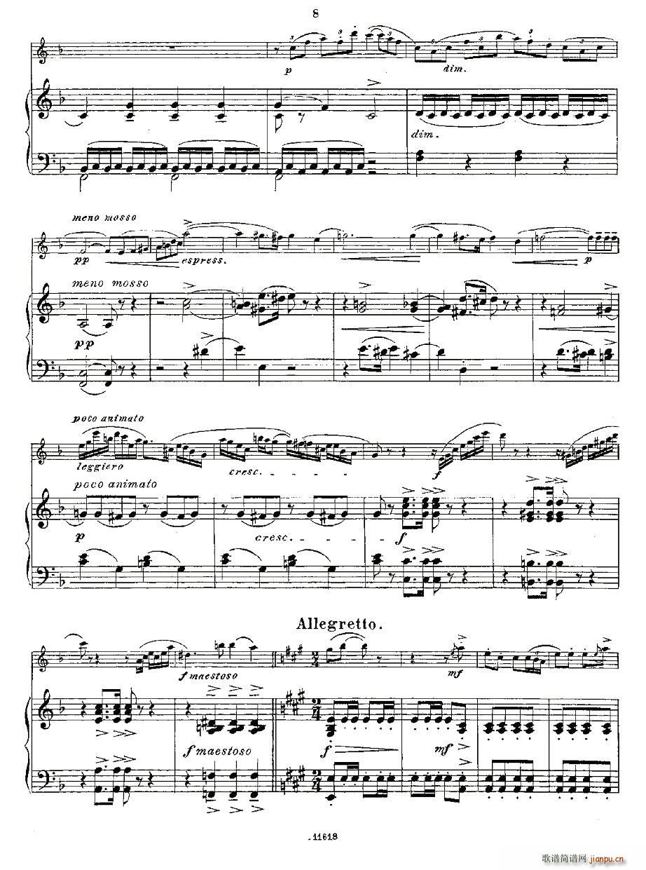 Opern-Transcriptionen.Op.45-3（长笛+钢琴伴奏）8