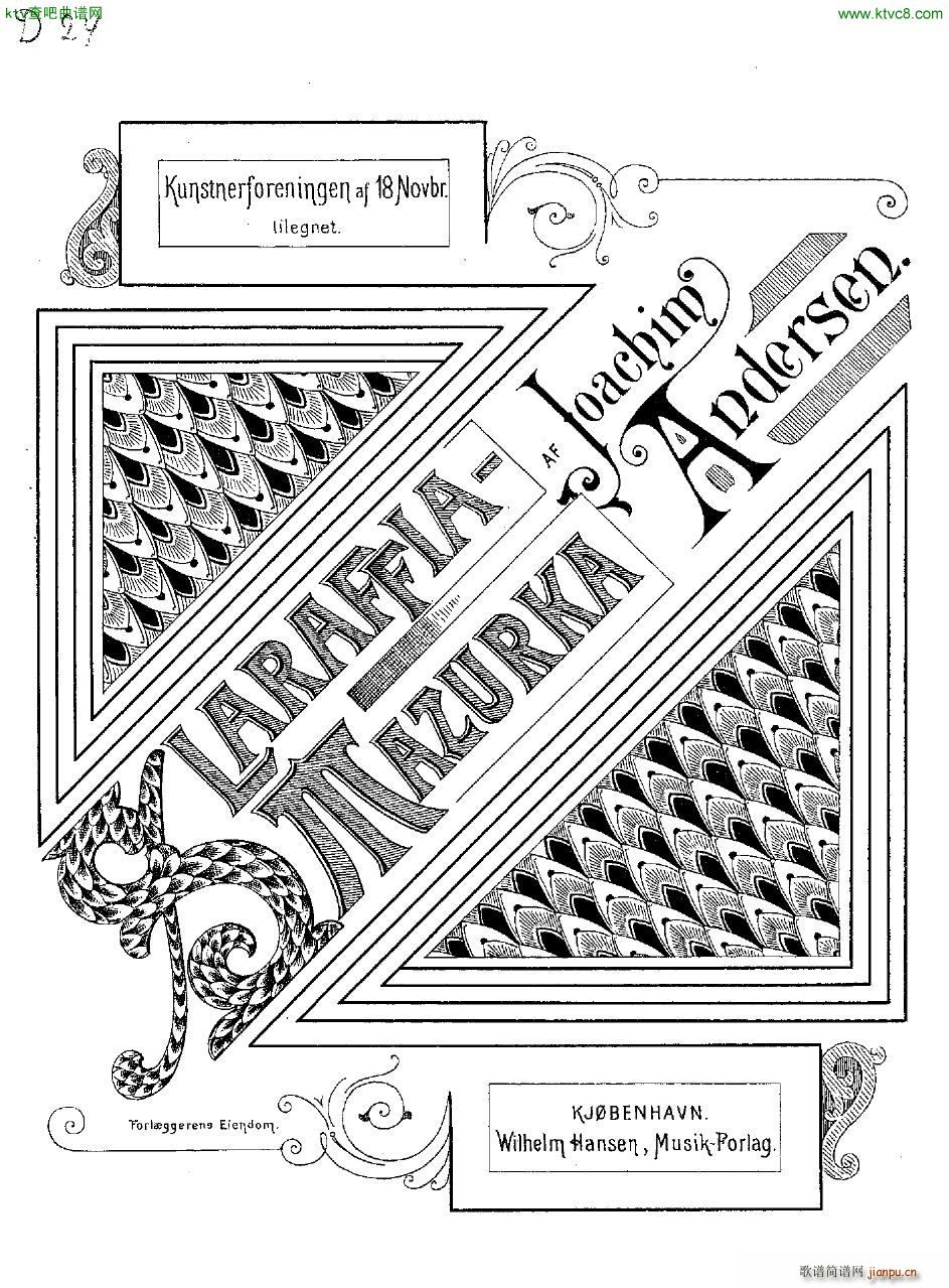 Andersen Slaraffia Polka Mazurka1
