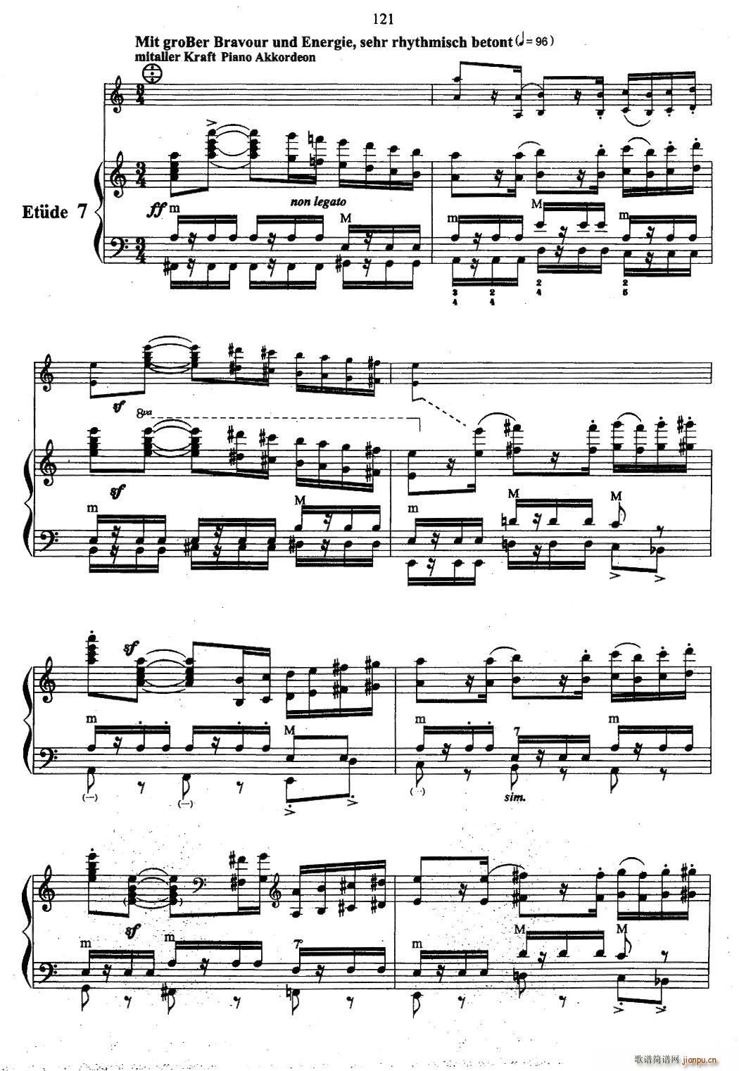 帕格尼尼主题音乐会练习曲（6―10）2