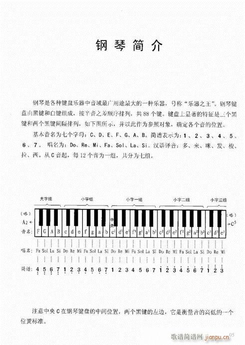 “老汤”钢琴教程1-205