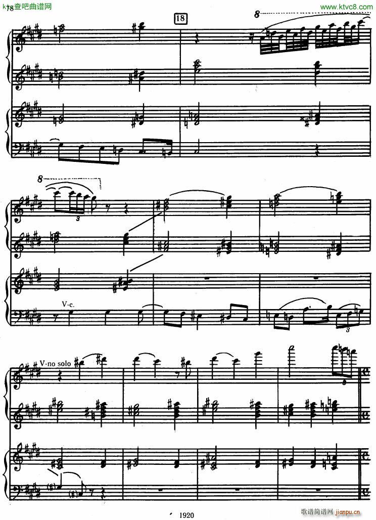 Honegger Symphony No 3 Liturgicheskaya 2 pianos 二16