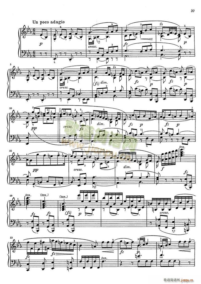 克莱门蒂g小调钢琴奏鸣曲 9 163