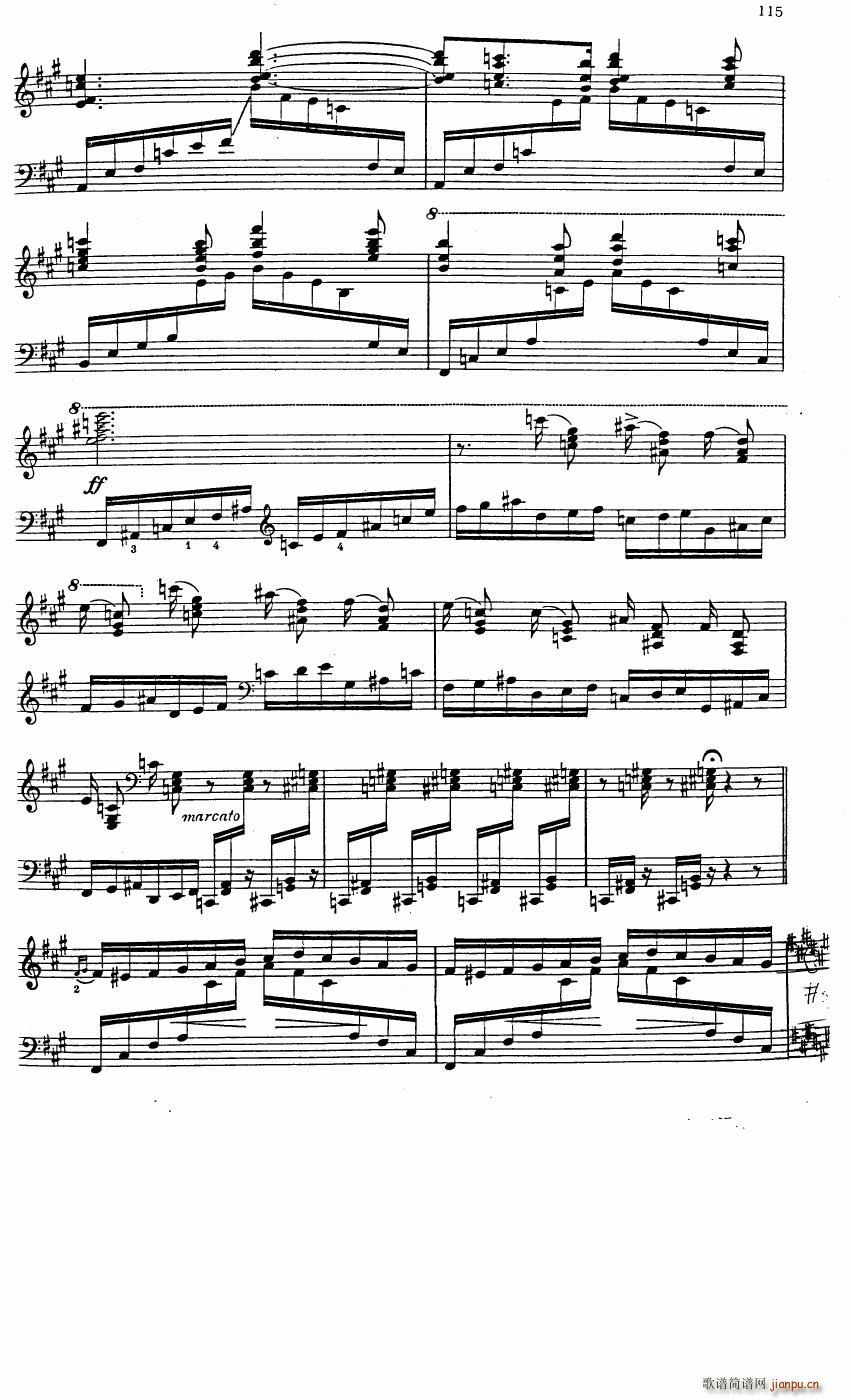 Confrey Concert Etude in F sharp minor 19294