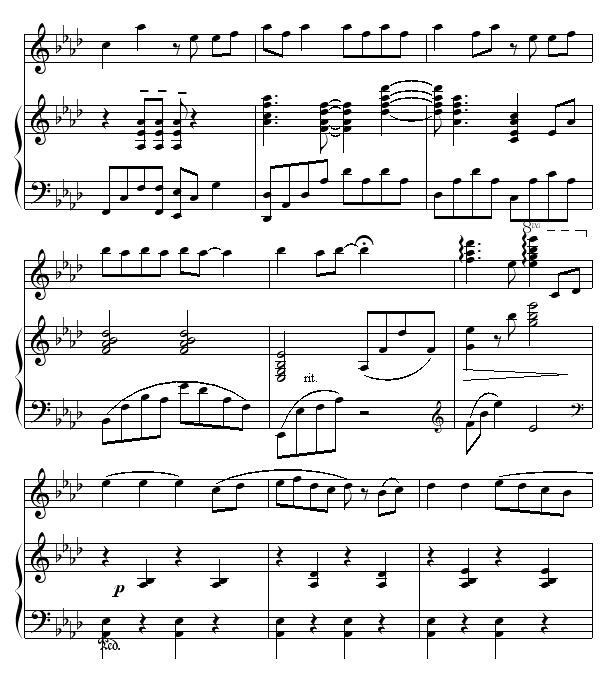 天黑黑-弹唱版-钢琴谱(钢琴曲)-孙燕姿7