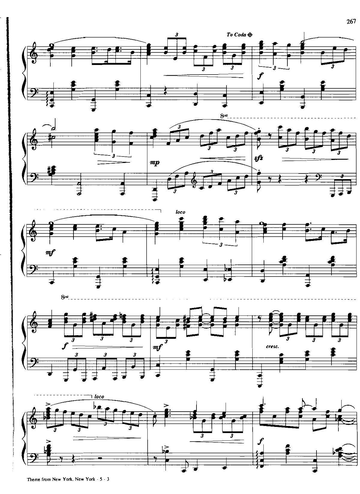 THEME FROM NEW YORK NEW YORK(Dan Coates 流行情调 集)3