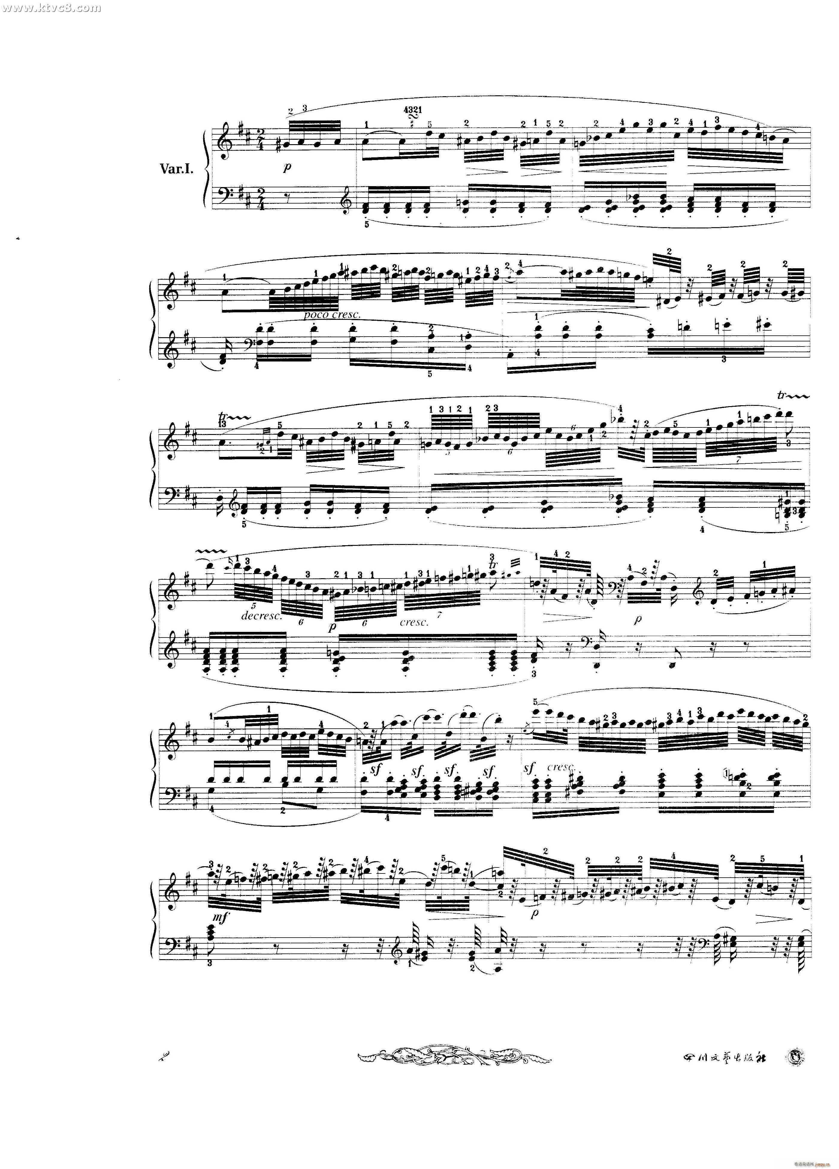 贝多芬钢琴变奏曲集一2