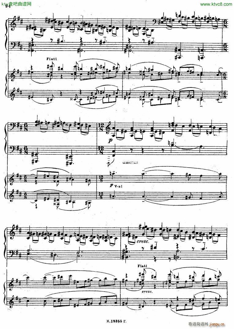 Feinberg op 36 Piano concerto No 2 二33