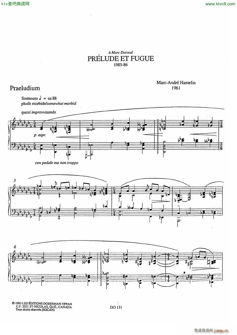 Etude No 12 Prélude et Fugue1