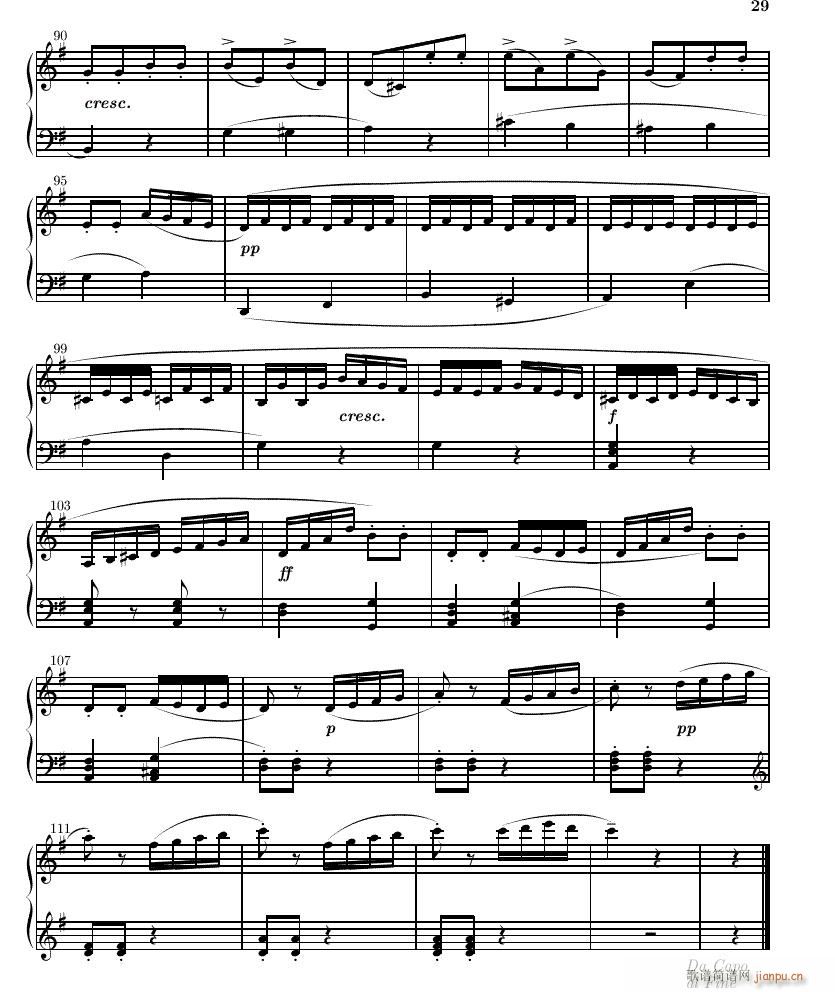 克莱门蒂小奏鸣曲6首 25-327