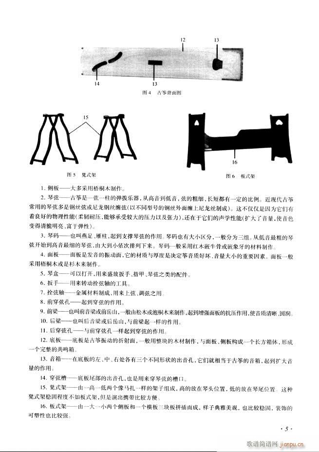 古筝基础教程三十三课目录1-6013
