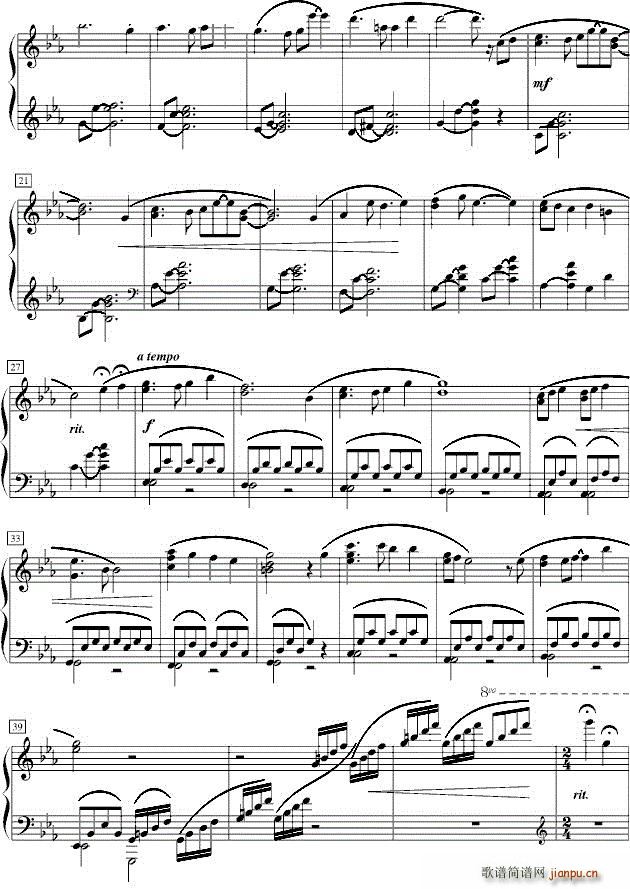 Laputa Castle in the Sky Capriccio 五线谱―天空之城主题随想曲华丽版（一）2